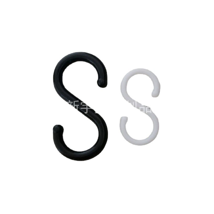 Ventas directas de fábrica extra grande engrosada S gancho de plástico supermercado snack estante gancho de plástico gancho de exhibición