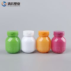 彩色撕拉盖瓶pet100毫升固体片剂瓶胶囊维生素塑料包装瓶加厚耐用