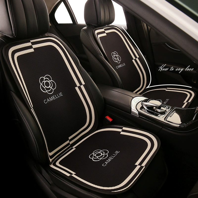 2024 новая камелия автомобильная подушка сиденья четыре сезона универсальный полупакетный чехол сиденья сетка красная богиня автомобильная монолитная подушка сиденья