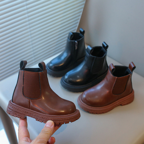 Children's Martin Boots English Style Boots Autumn New Girls' Boots Boys' Casual Single Boots