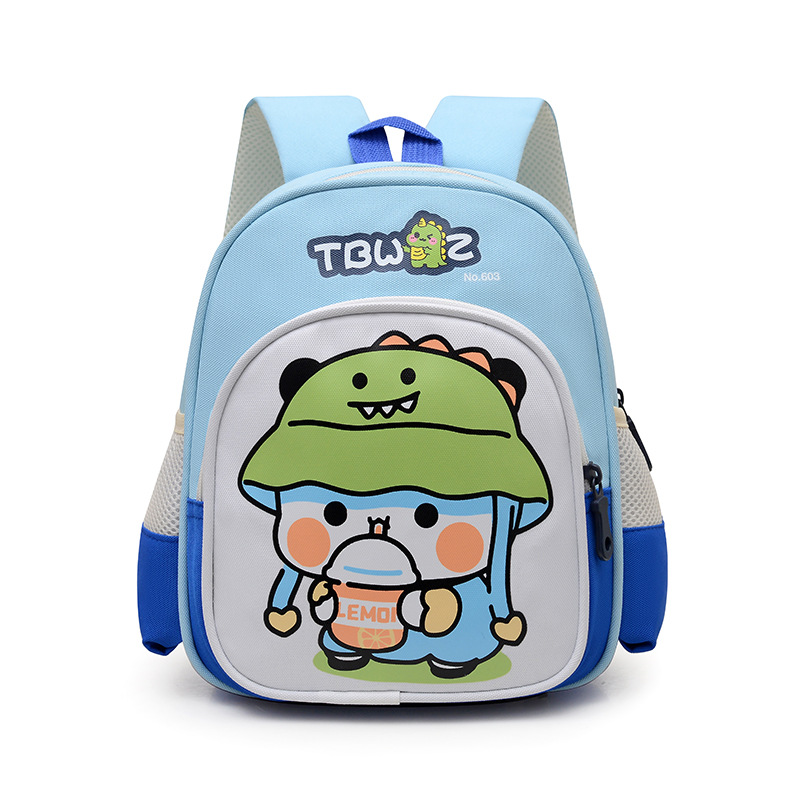 Mochila infantil transfronteriza de dibujos animados pequeños dinosaurios bolsas escolares para niños de jardín de infantes de 3 años de edad, 5 años de edad, mochila para niñas lindas