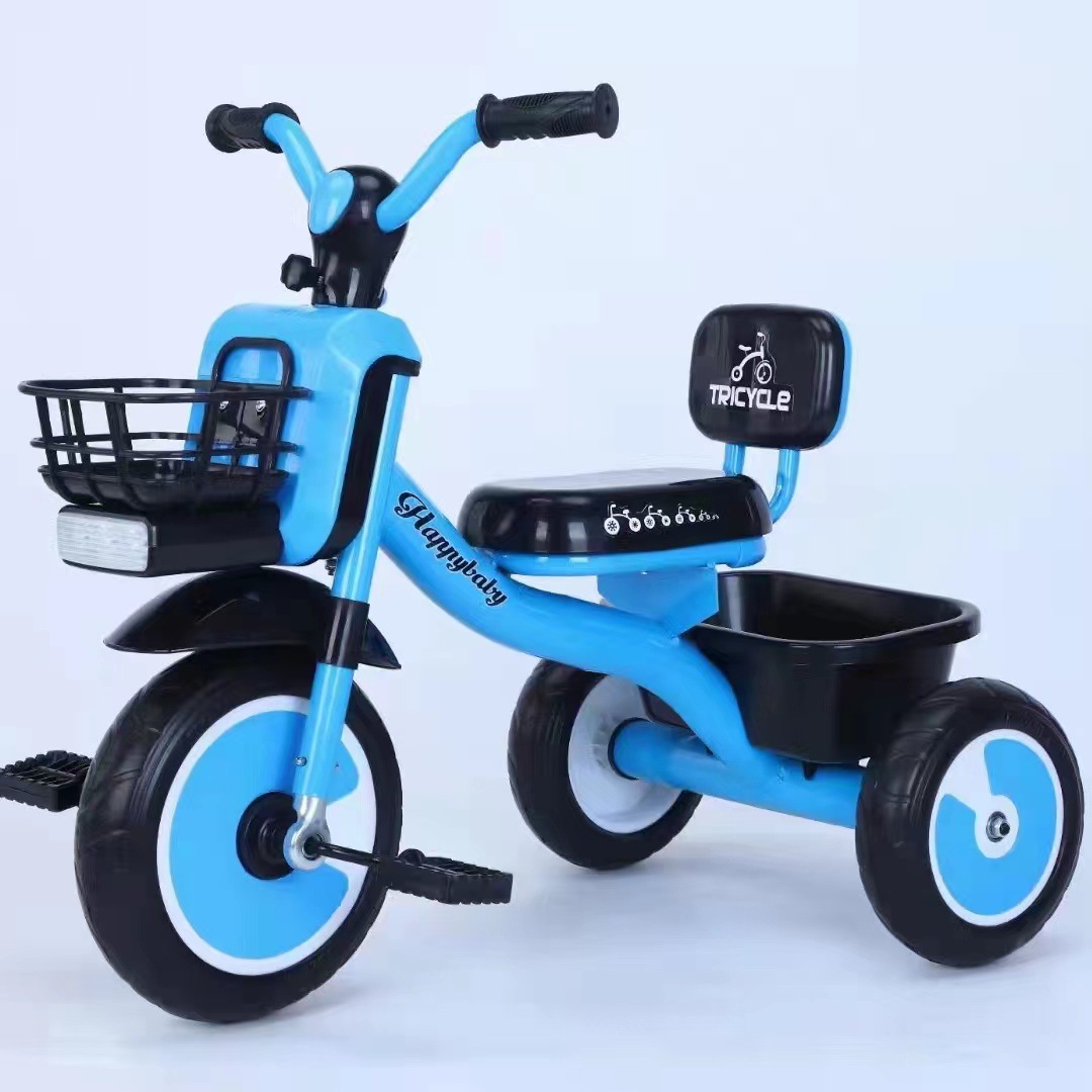 Los fabricantes suministran triciclo infantil de comercio exterior bebé pedal bicicleta música triciclo para niños