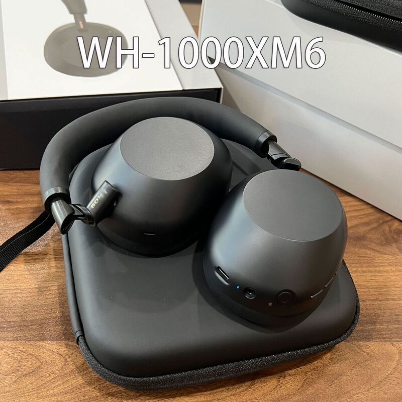 Cross-Border Export Wh-1000Xm6 Anc Active Noise Reduction Head-Mounted Bluetooth Headset Sports Headset with Cosmetics Bag Cross-Border Export Wh-1000Xm6 Anc Active Noise Reduction Head-Mounted Bluetooth Headset Sports Headset with Cosmetics Bag