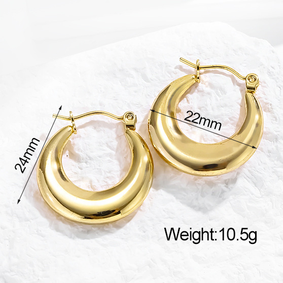 11g Weight 304 Stainless Steel Ear Needle Material Ear Studs Classification 1 Pair Quantity Holiday, Daily Occasion 304 Stainless Steel Material Heart Shape Pattern All Seasons Season Women's Gender Plating Design Simple Style Style 1 Pair Simple Style Heart Shape Plating 304 Stainless Steel Ear Studs 5