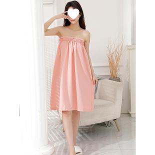 Beauty Salon Skin Management Cotton Bath Skirt Bathrobe Soft Strapless Skirt Quick-drying Sweatshirt Guest Sauna Dress Women
