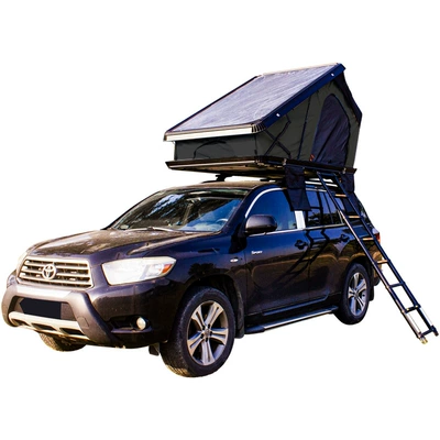 Aluminum Alloy Car Roof Tent for Sedan, Suv, Camping, Waterproof, No Assembly Required, Quick-Open, Portable Outdoor Use (Avtomobil dam çadırları) - black-gray-2-3-people