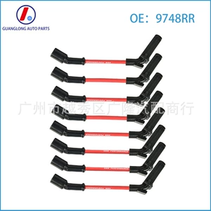 Avtomobil yüksək gərginlikli alışma xətti 8mm silikon 9748RR 671-8161 Humvee üçün