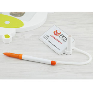 Table pen T007 insurance table pen fixed sticky table anti-lost pen table desktop Bank signature ballpoint pen gel pen color printing