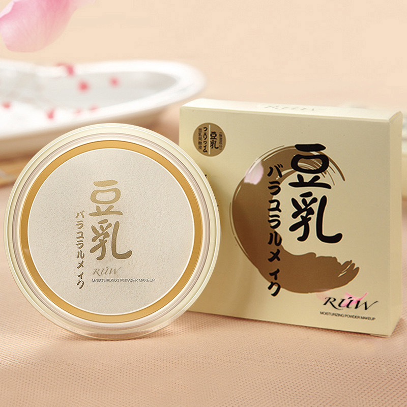 日系豆乳粉饼持妆控油轻薄无痕散粉混干油皮专用化妆粉饼平价正品