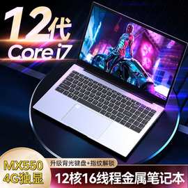 艾尔本工厂直销16寸12代13代 I7独显4G MX550商务游戏办公笔记本