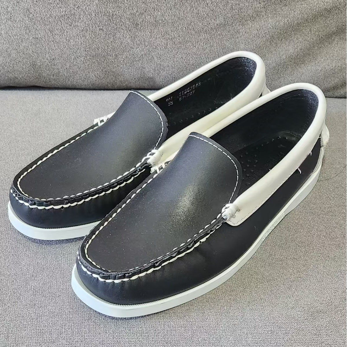 豆豆鞋四季牛皮鞋非SEBAGO帆船鞋 牛皮鞋防滑鞋非洲鞋天津工厂鞋