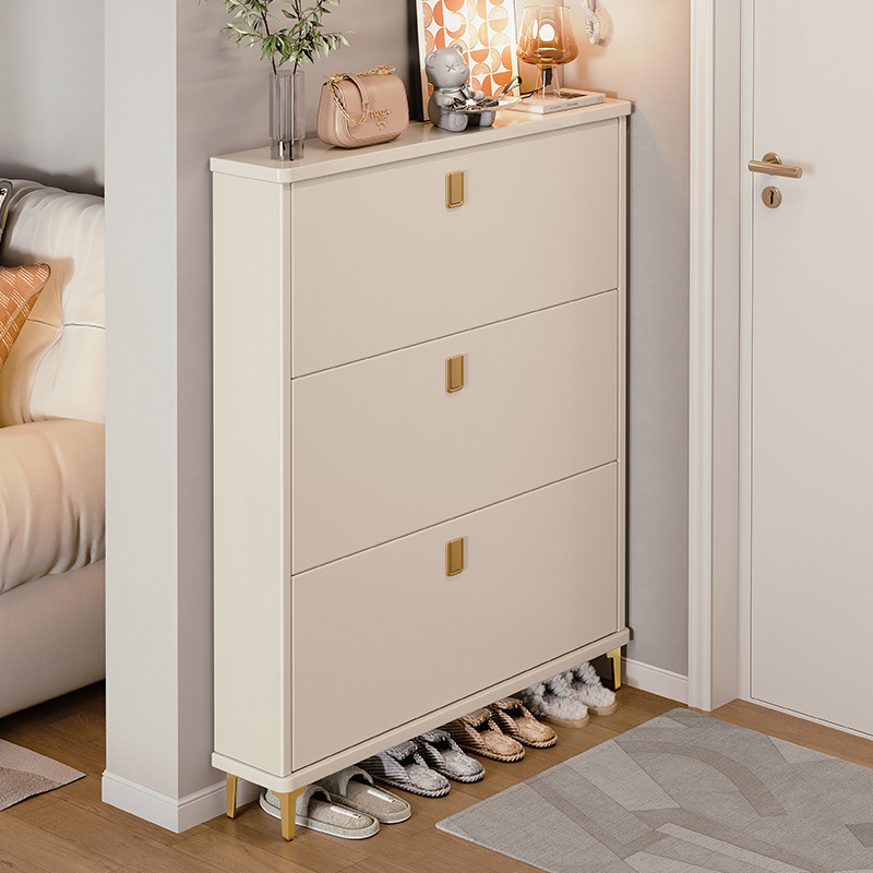 超薄鞋柜家用门口翻斗式小窄入户新款2024爆款玄关靠墙省空间鞋架