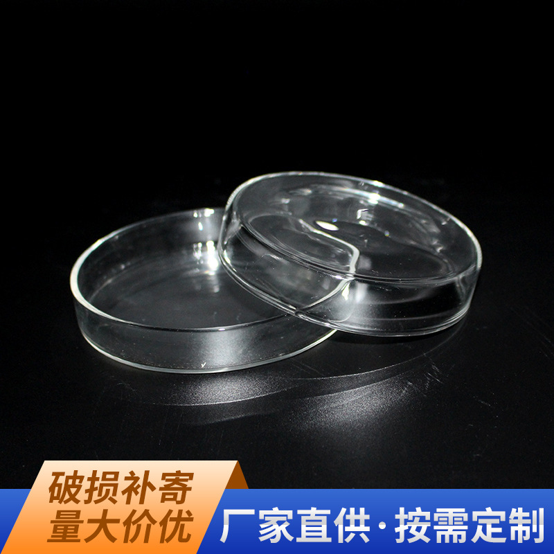 实验室细菌细胞高硼硅生物玻璃细胞培养皿批发生物实验教学仪器