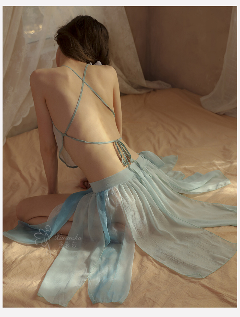 Antique National Fashion Sexy Underwear Bellyband Hanfu Pajamas Nightgown Dating Gown — detail image 8