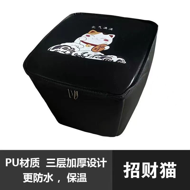 (工厂直销)电动车车筐内胆防水面料防雪通用型带盖批发车筐内胆包|undefined