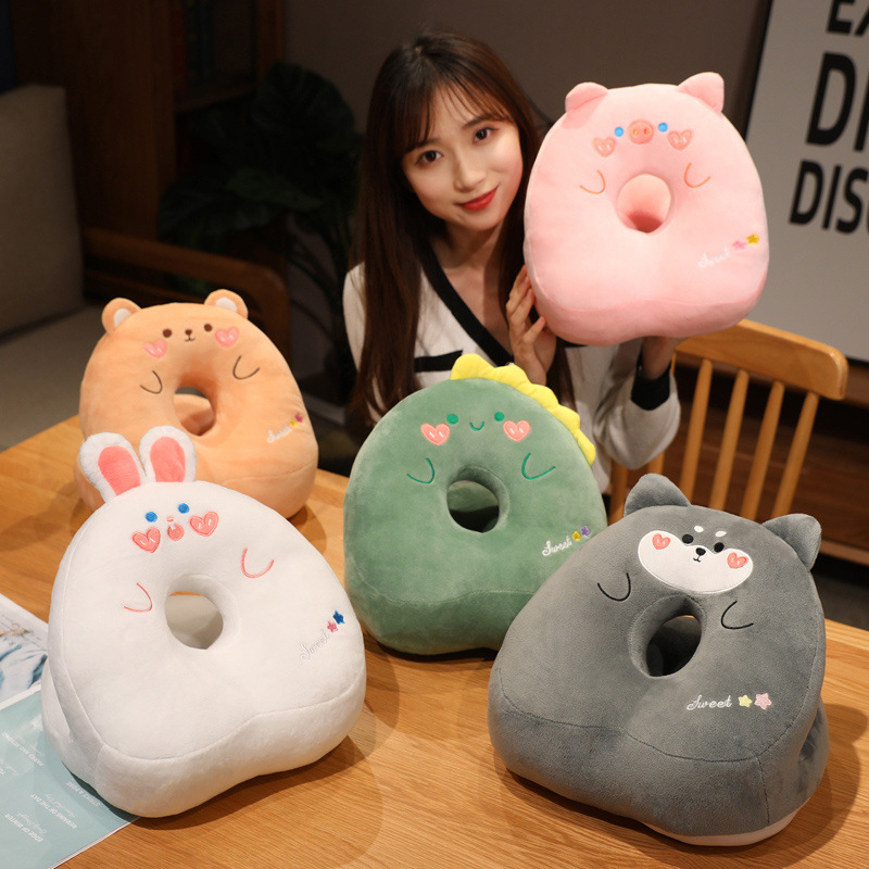 SOFT NAP DOUGHNUT PILLOW FOLDABLE KIDS HEAD DESK PILLOW SLOW