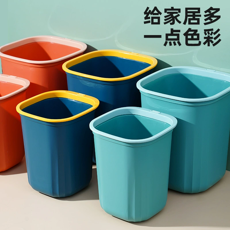 Creative capacious garbage can for living room