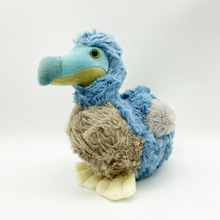 现货跨境新品仿真鸟类dodo plush蓝色大鸟毛绒玩具公仔玩偶渡渡鸟