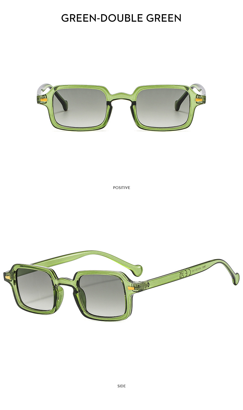 Ac, UV400 Protection Lens Material Square Glasses Style Travel, Fishing Occasion Punk Streetwear Square Ac UV400 Protection Square Full Frame Women's Sunglasses