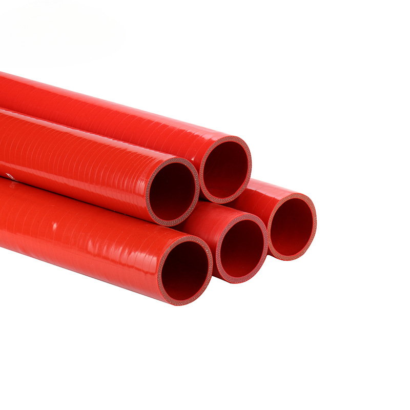 Tubo de silicona rojo de tela de alambre compresor de automóviles de alta temperatura de alta presión de gran calibre de tubo de agua grueso manguera de goma image 5