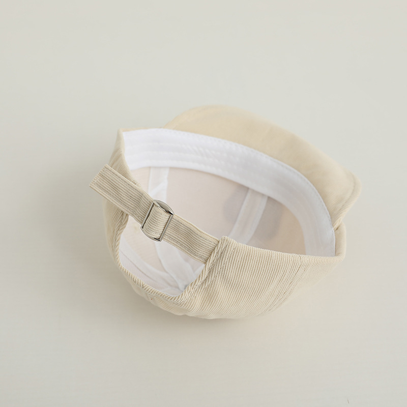 Bebé enarboló el otoño y el invierno bebé suave gorra de béisbol lindo oso de dibujos animados niños y niñas sombrero de pana