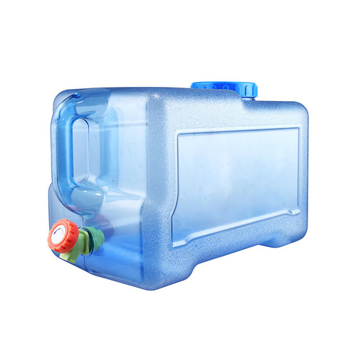 Outdoor water bucket, home water storage, pure water bucket, mineral water car-mounted with a tap, water tank, drinking water storage, large plastic box