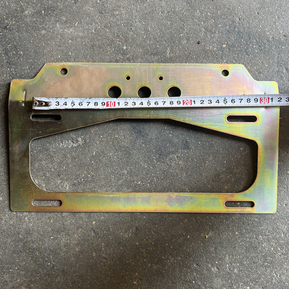 Road clearance vehicle license plate frame, dedicated license plate holder for road rescue vehicles, license plate bracket for engineering vehicles