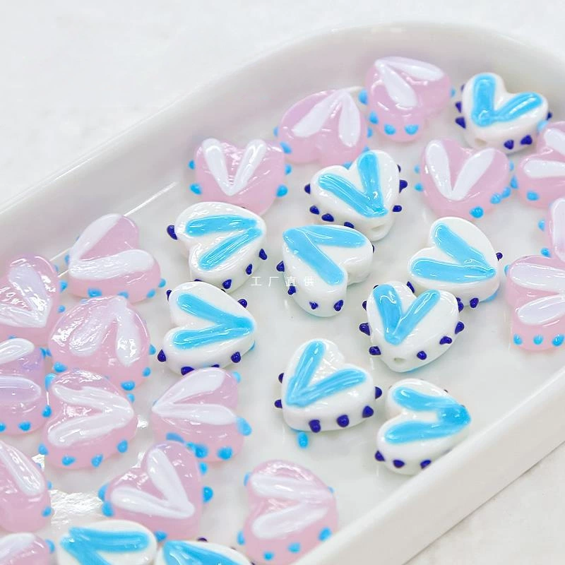 Студия Tao Zhizhiyuan [Fan and Blue] японский стиль глазурованный цвет контраст inspiration love skewers DIY handmade аксессуары