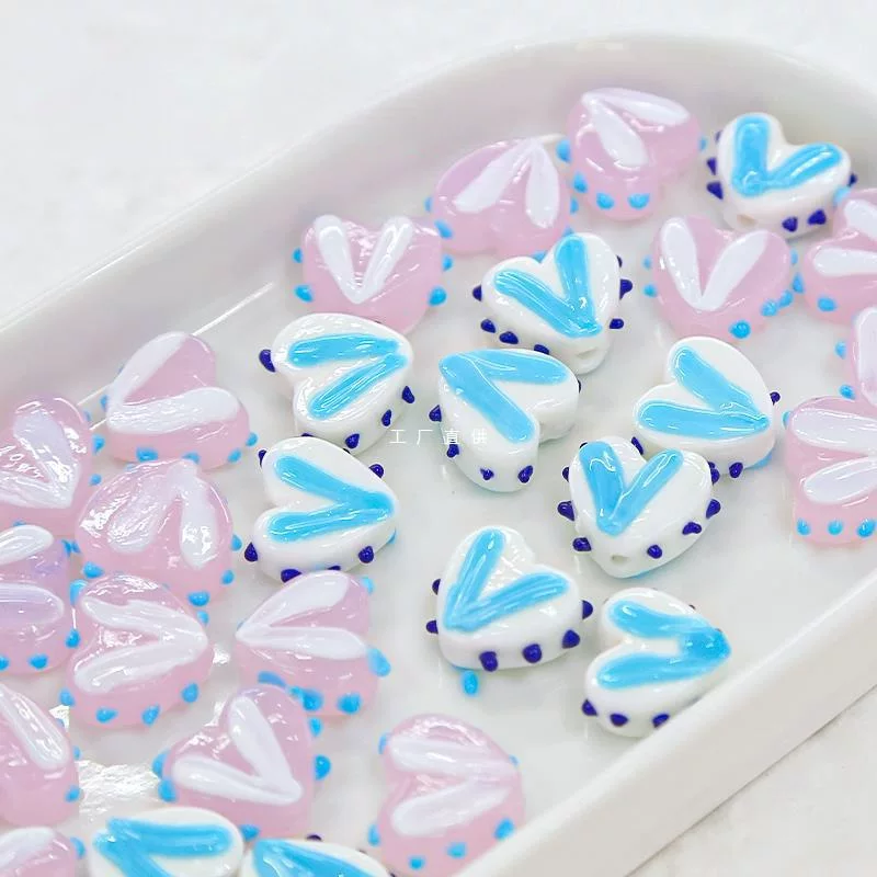 Студия Tao Zhizhiyuan [Fan and Blue] японский стиль глазурованный цвет контраст inspiration love skewers DIY handmade аксессуары