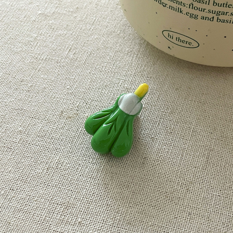 상하이 녹색 머리핀