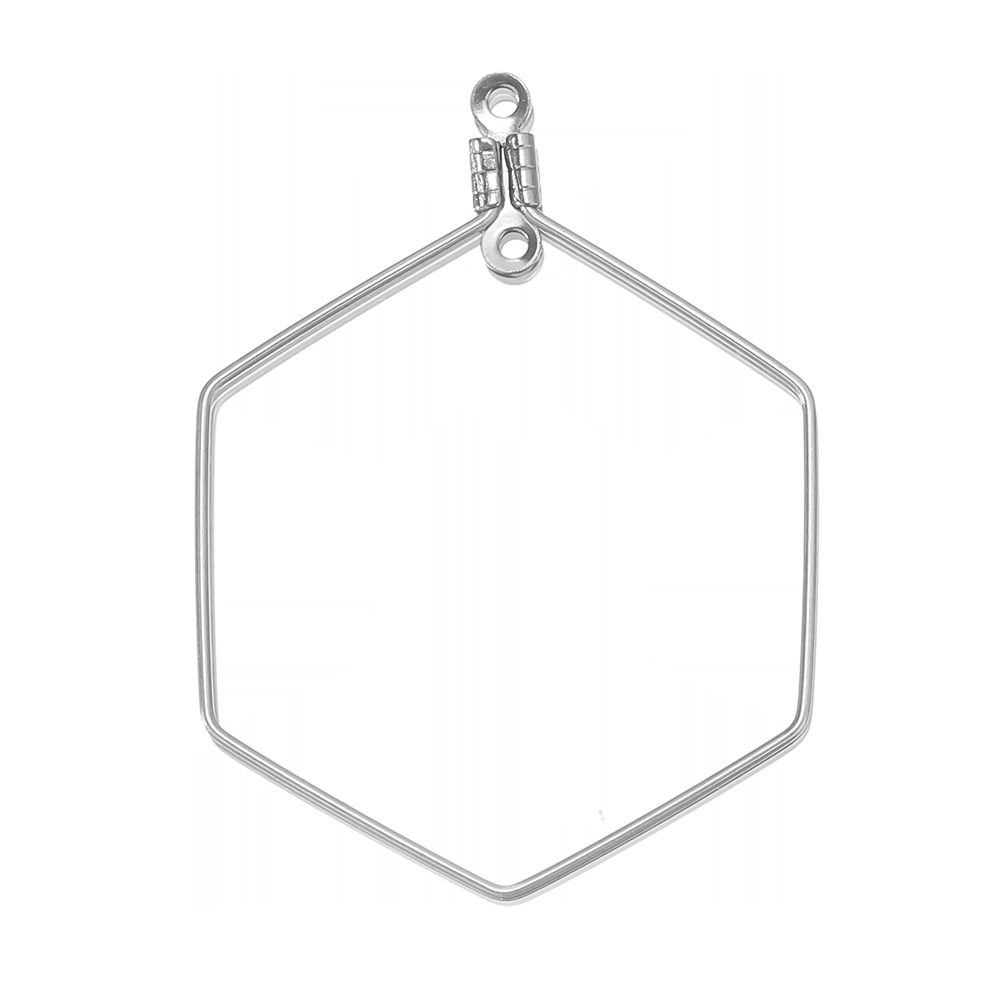 36g Weight Jewelry Buckle Jewelry Making Type DIY Jewelry Accessories Classification 1 Set Quantity 304 Stainless Steel Material Solid Color Pattern Plating Design Casual Style 1 Set 304 Stainless Steel Solid Color Jewelry Buckle 1