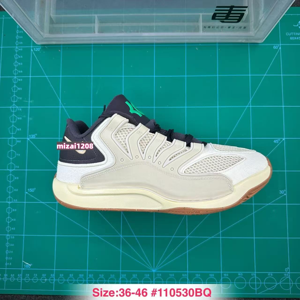 Zapatillas de Baloncesto KD18 de Cuero y Malla, Transpirable, Antideslizante y Con Amortiguación, para Canchas