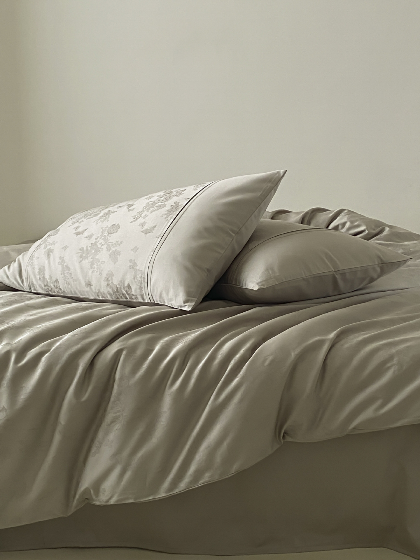 Set lenzuola 4 pezzi in cotone jacquard stile nordico elegante_voghion.com
