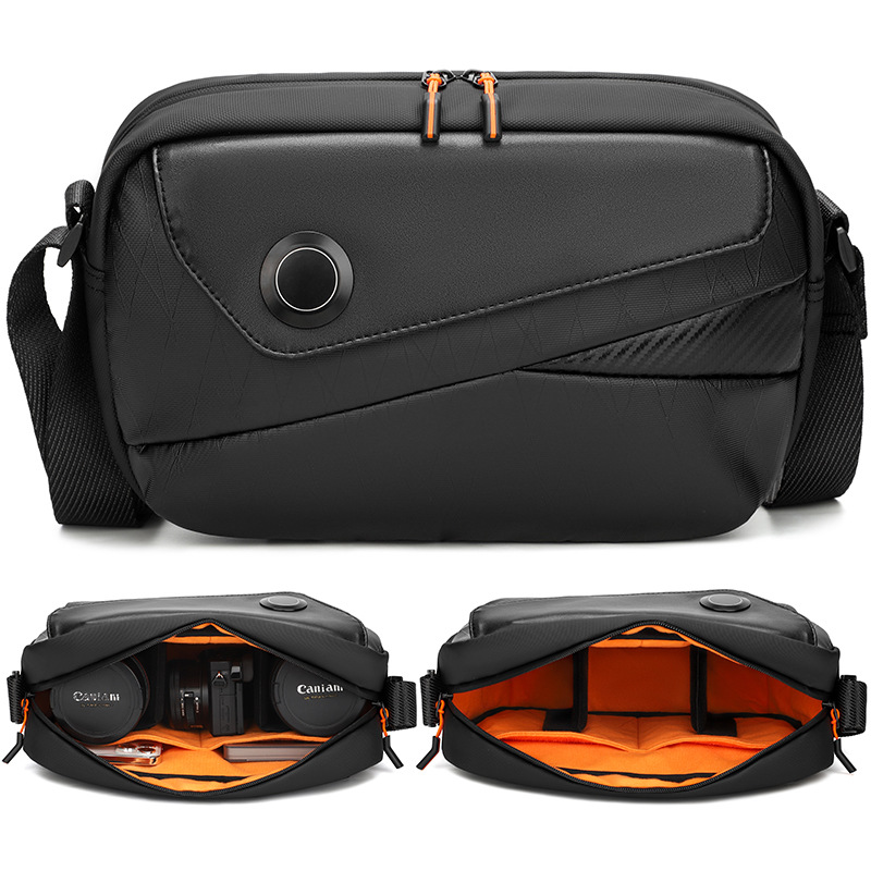 2026 Men's Shoulder Bag, Camera Bag, Mirrorless Camera Bag, Compatible with Fujifilm Instant Camera and Lens