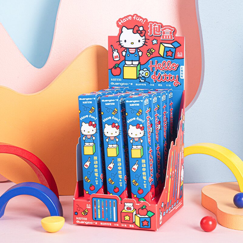 82330-헬로키티 블라인드박스펜 [12개들이 풀박스샷]