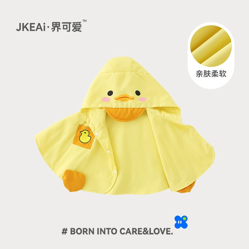 B.Duck, детский милый плащ-тренч для новорожденных, удобный тёплый плащ с капюшоном, новая коллекция