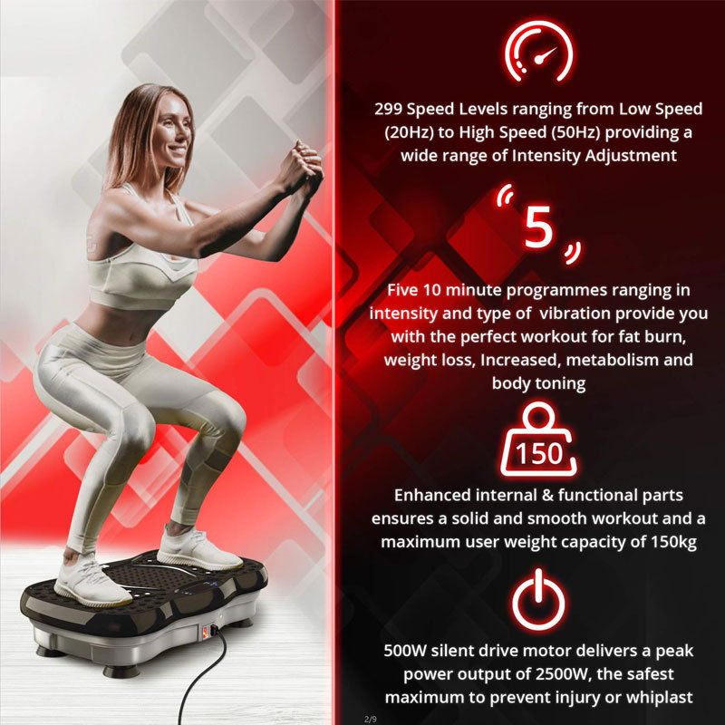 Mini Plataforma Vibratoria para Adelgazar De Pie para Ejercicio Físico en Hogar