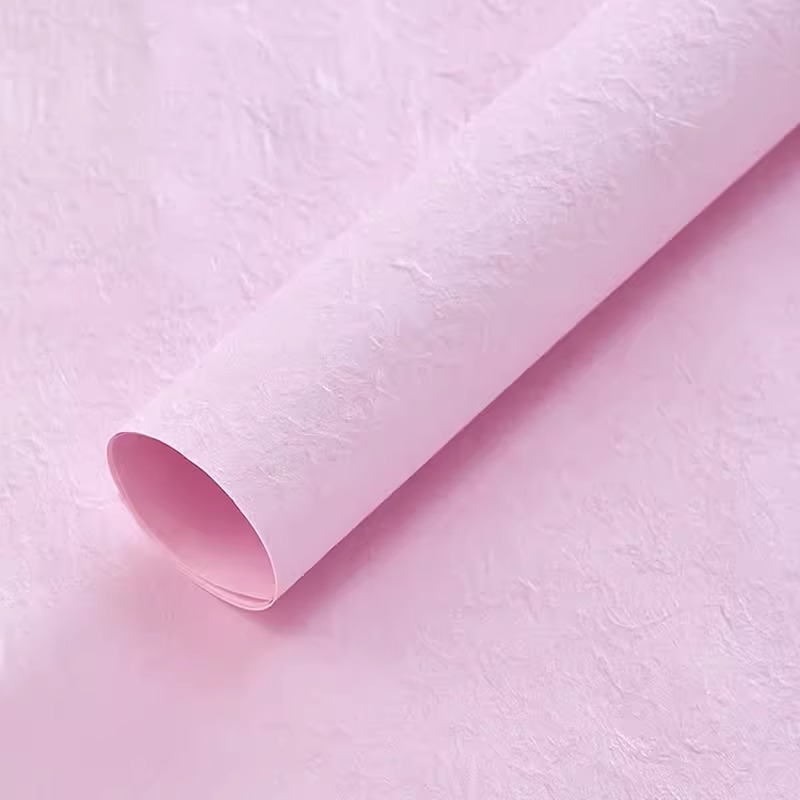 Papel de embalaje de flores teñidas de hierba amor eterno serie de paquetes de flores sólidas textura de papel Dongba floral papel de embalaje de flores