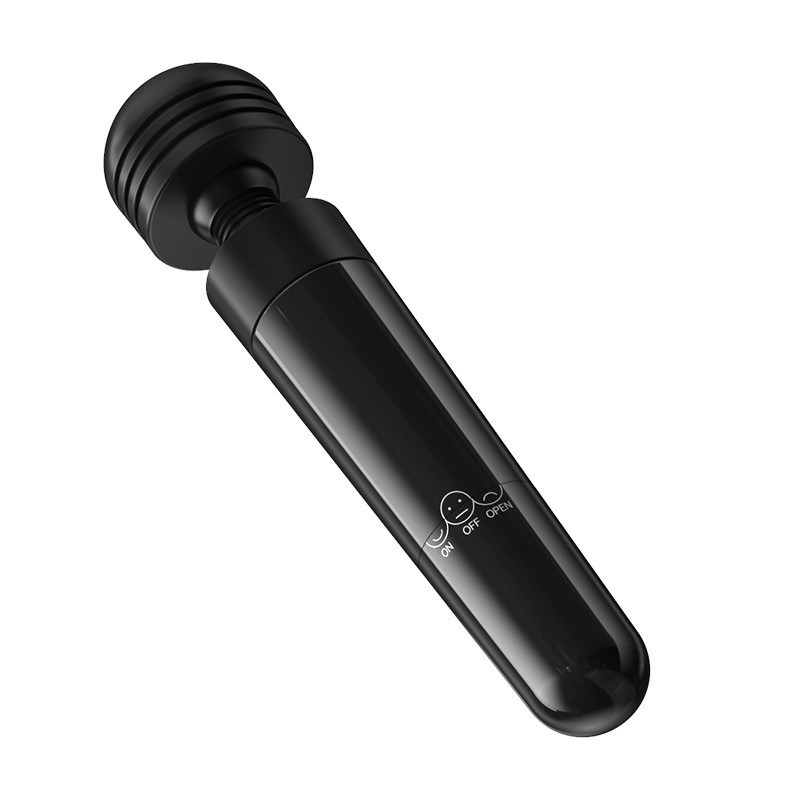 Palm-Sized Mini Vibrating Anal Plug Prostate Massager, Black ABS, Button Control — detail image 8