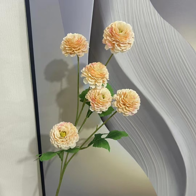 外贸跨境仿真花6头丁香花家居摆件轻奢软装婚庆装饰手工假花批发|undefined