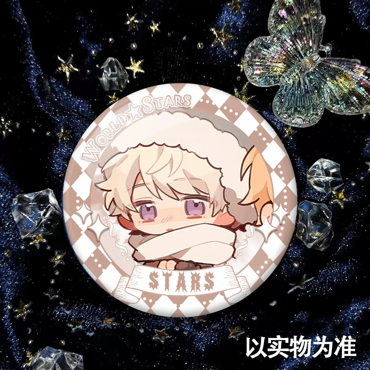 Значок (APH Hetalia) Arthur & Ivan радужный лазерный пин, серия 3770–3774, поштучно или набор из 5 шт.