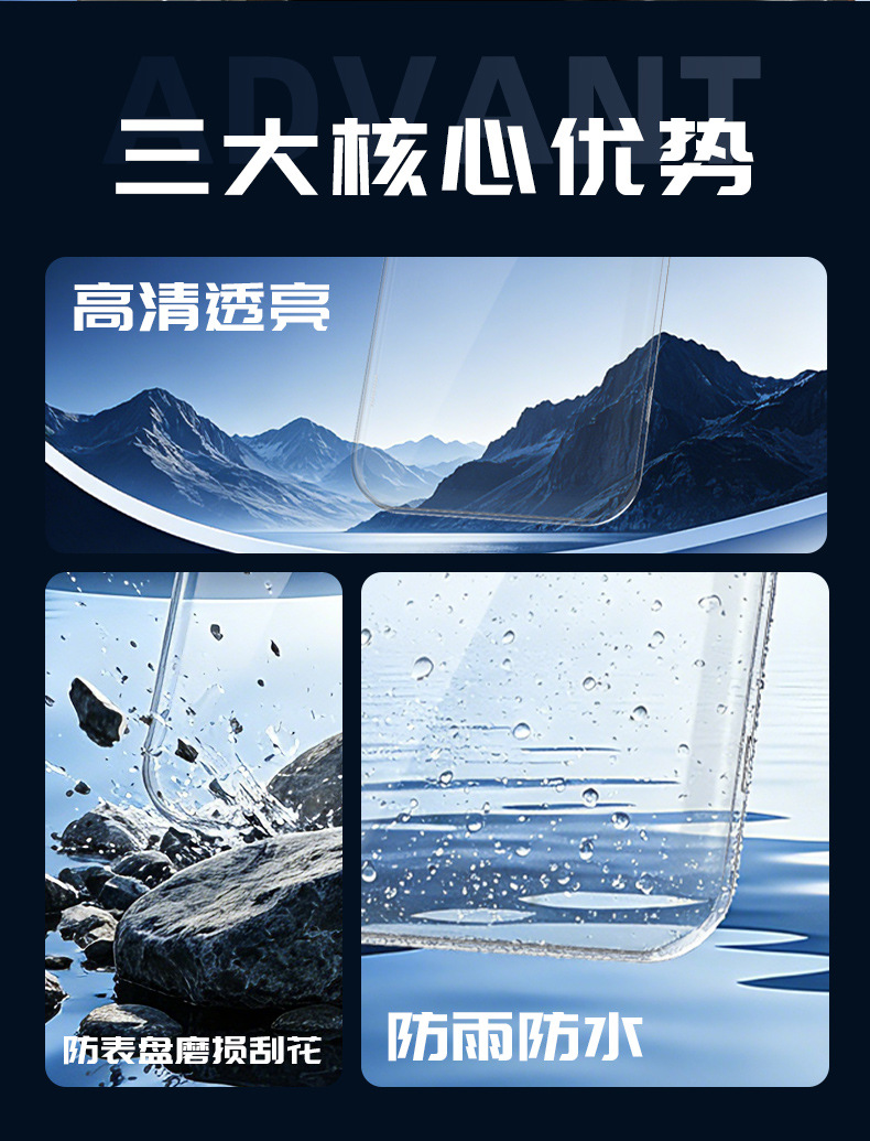 Suitable for Wuyang Honda 26 Model Nwf150 Motorcycle Waterproof Instrument Cover Modified Screen Central Control Protective Shell