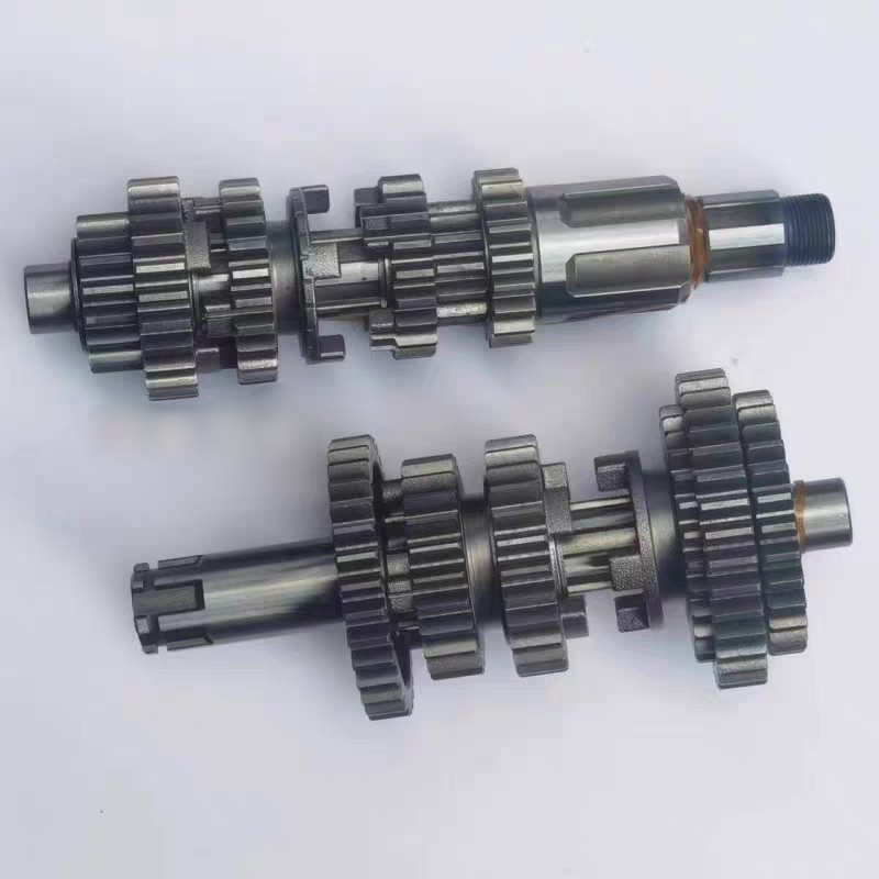 Accesorios de motocicleta de cambio de velocidad diente Wuyang CB125 conjunto de eje principal y auxiliar