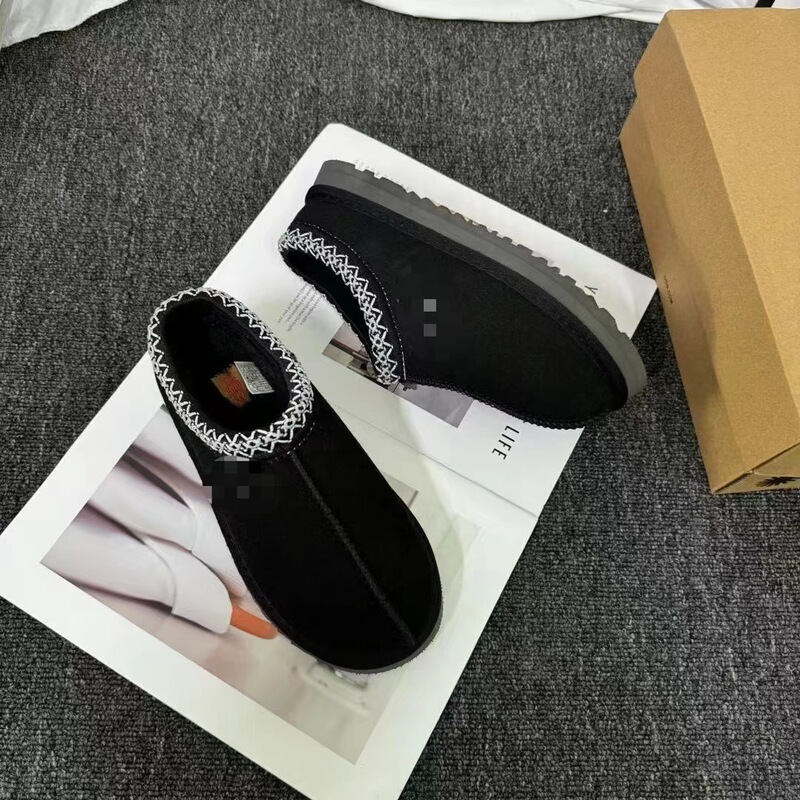 Size 35-46 Men's and Women's Warm Cross-Border Snow Boots 2025 Winter Large Size Fleece-Lined Thickeneded Lace Set Cotton Shoes