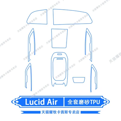 Car interior film | gear shift film, and TPU