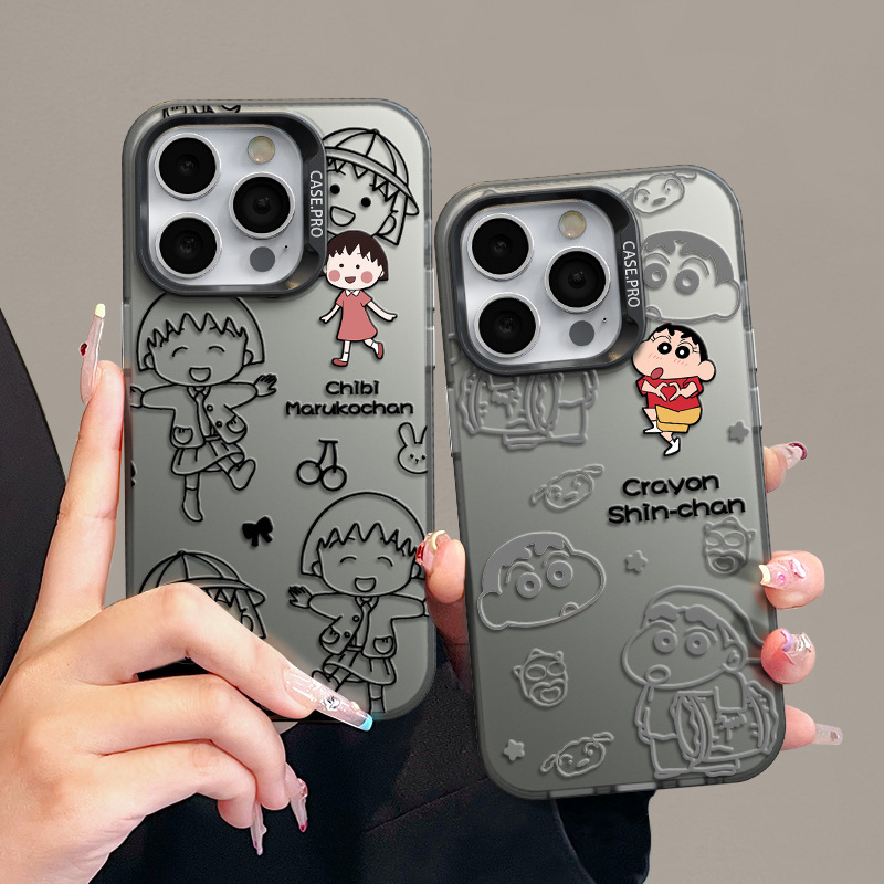Bixin Small New Suitable for Apple 13 Mobile Phone Case iPhone15 Couple 14promax Cute 11 Frosted 12 Niche