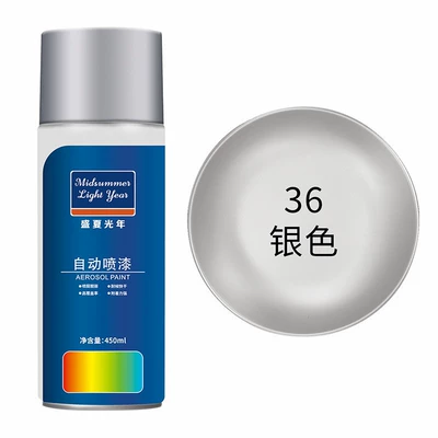 Avtomobil boyası, dark gray matte black gray - silver-bottle-liquid-paint
