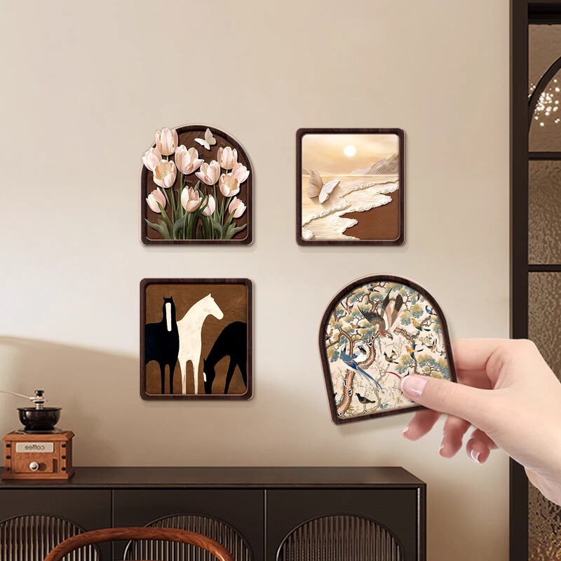 Creative Niche Wall Hole Decoration for Painters, High-End Acrylic Hole Patching Wall Stickers for Living Room and Bedroom Background Decoration Creative Niche Wall Hole Decoration for Painters, High-End Acrylic Hole Patching Wall Stickers for Living Room and Bedroom Background Decoration