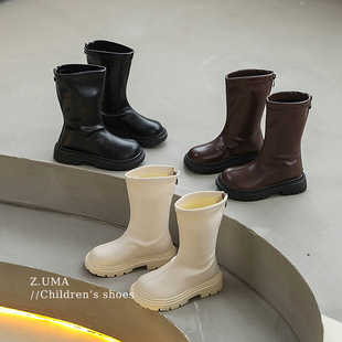 Ůͯ�LͲѥ2025�ﶬ�¿�Ӣ���L��ɫ��ͯ�Tʿ�LѥСŮ�������ο�ѥ