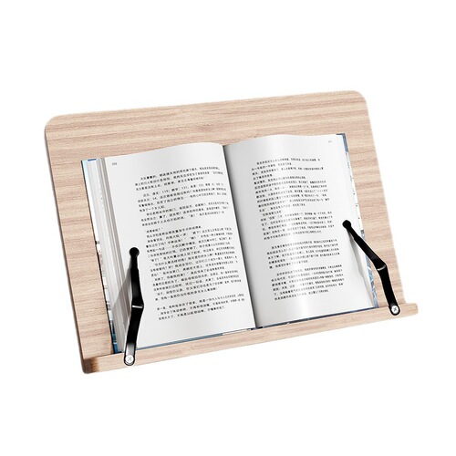 Solid wood reading stand reading stand children's reading book fixed artifact desktop bookshelf book stand copybook temporary post stand